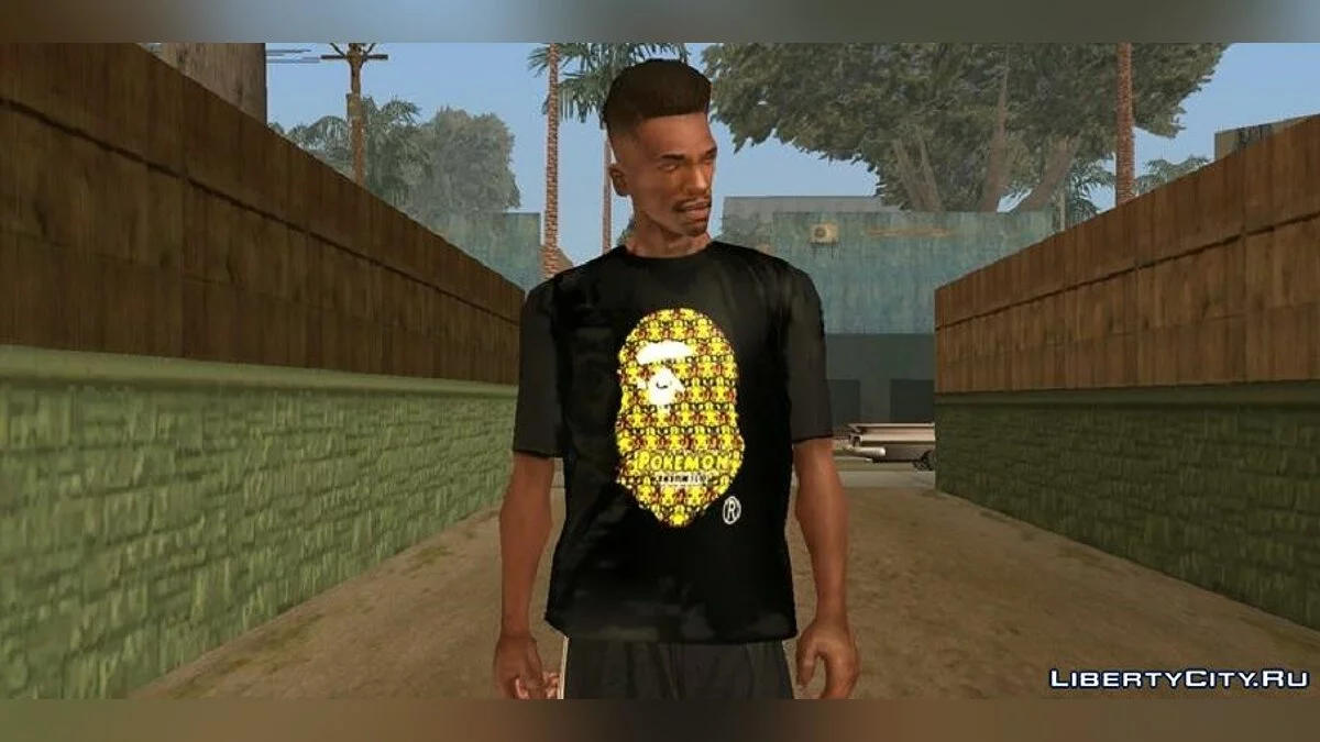 Футболки с Покемонами для Карла / GTA San Andreas (iOS, Android)