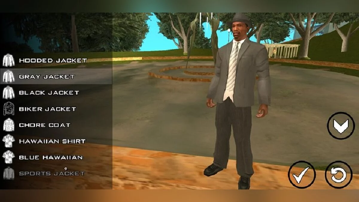 Набор костюмов / GTA San Andreas (iOS, Android)