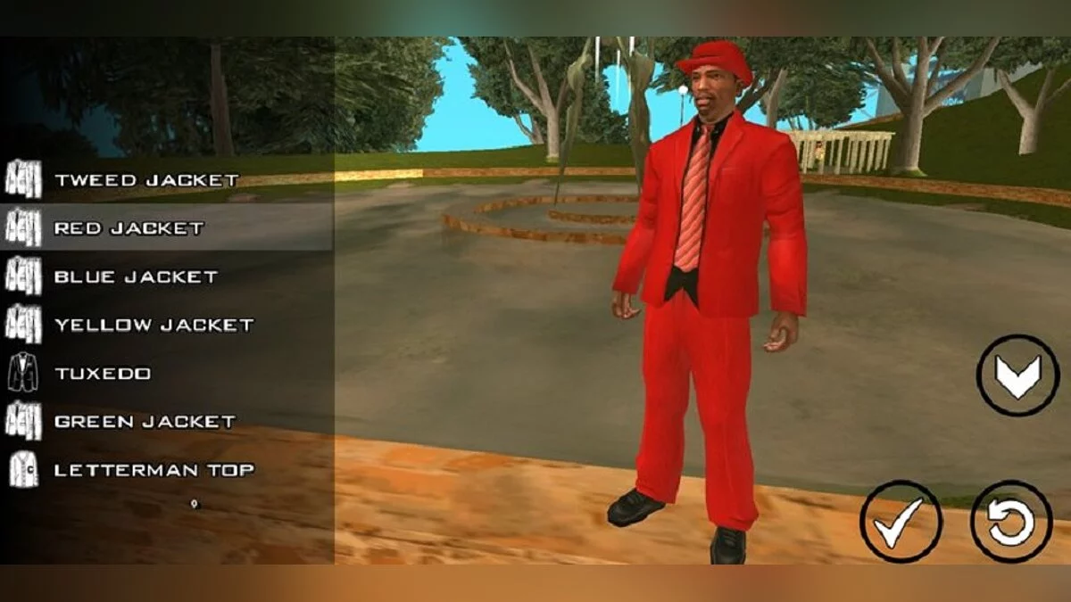 Набор костюмов / GTA San Andreas (iOS, Android)
