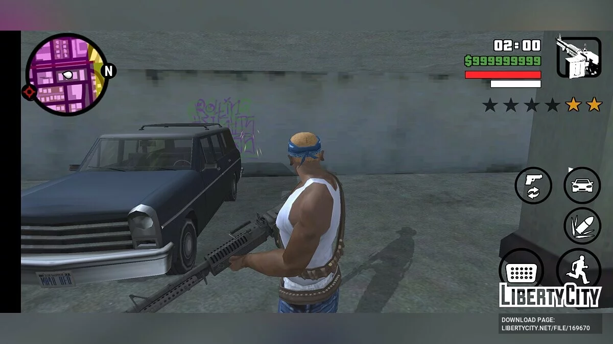 Экипировка Билла Райзера из Contra / GTA San Andreas (iOS, Android)