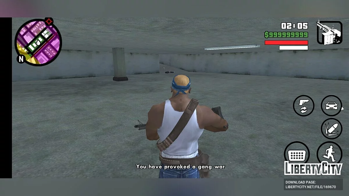 Экипировка Билла Райзера из Contra / GTA San Andreas (iOS, Android)
