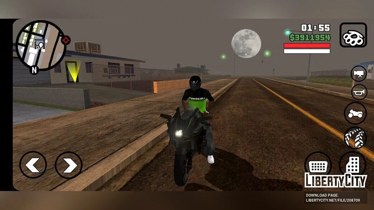 Футболка Kawasaki / GTA San Andreas (iOS, Android)