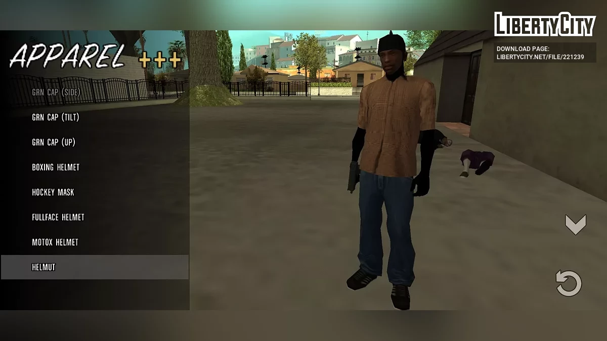 Одежда персонажей для CJ / GTA San Andreas (iOS, Android)
