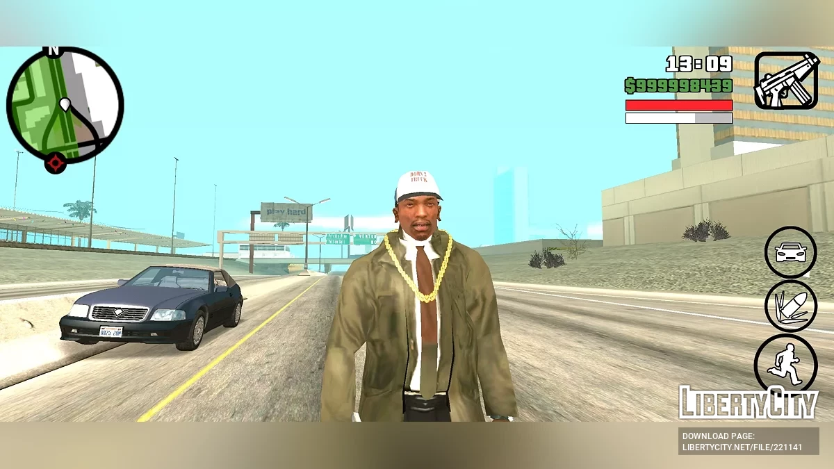 Пальто с галстуком / GTA San Andreas (iOS, Android)