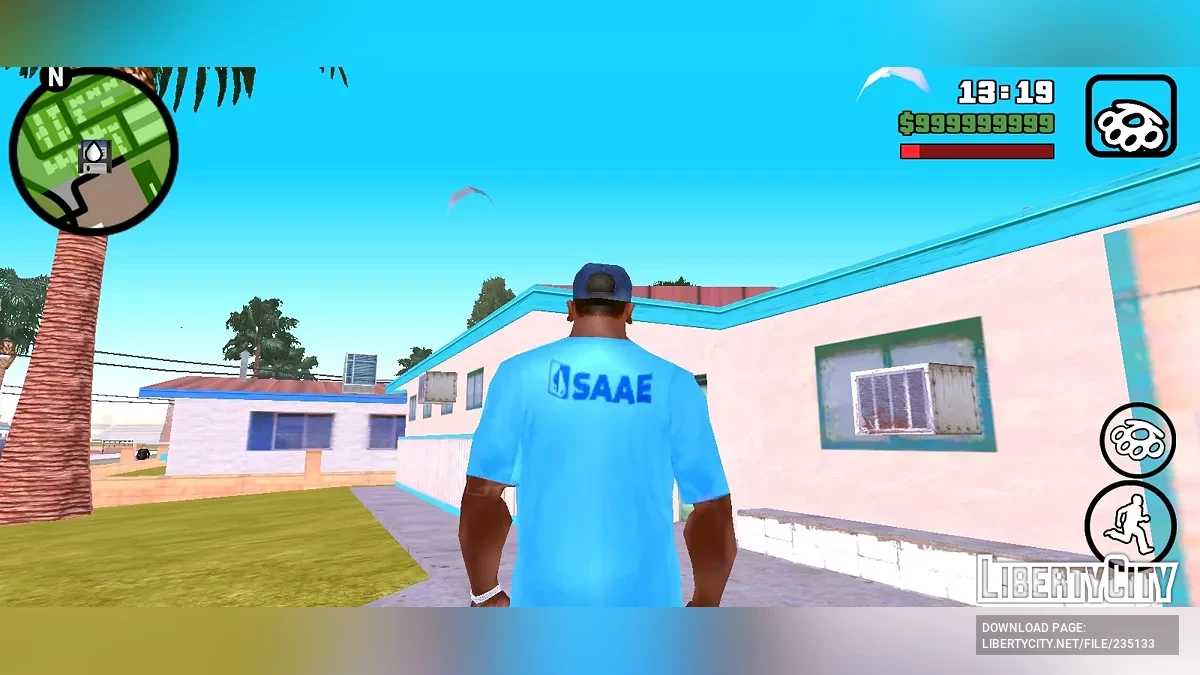Футболка SAAE / GTA San Andreas (iOS, Android)