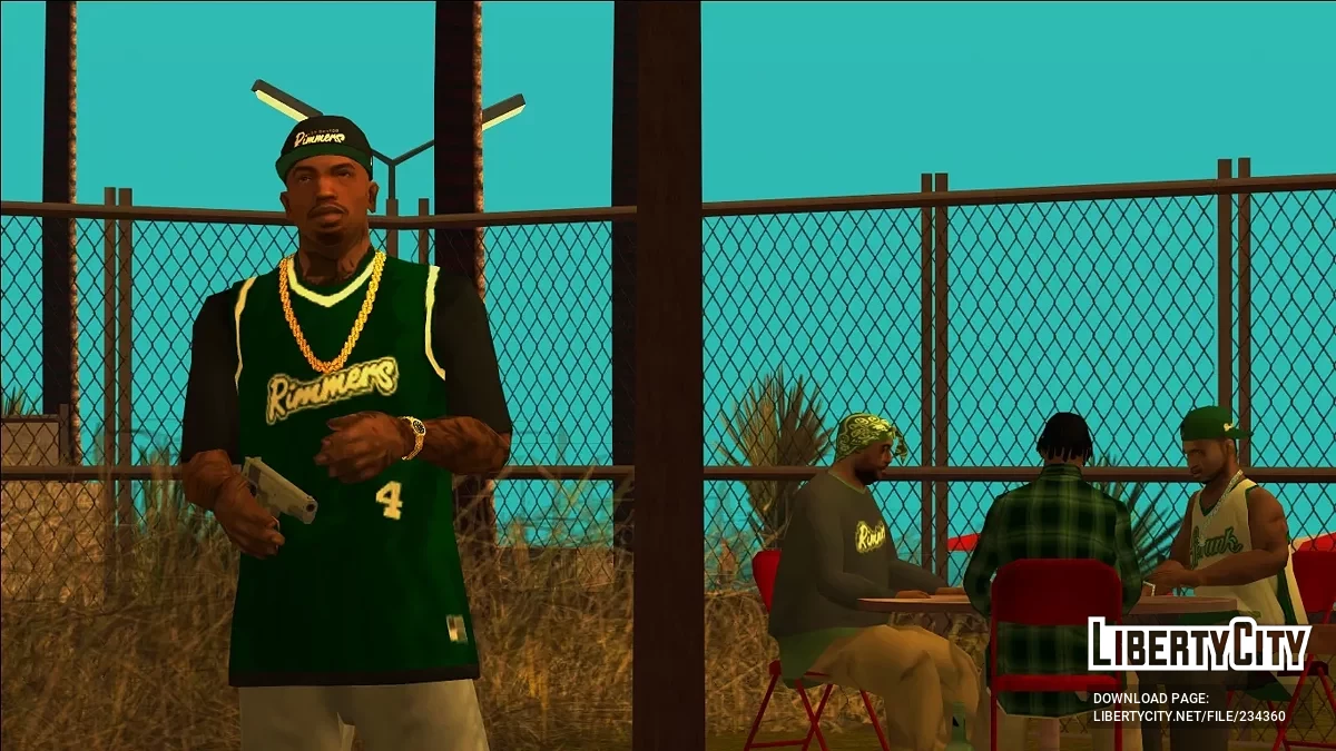 T-Shirt with Basketball Jersey (Android) / GTA San Andreas (iOS, Android)