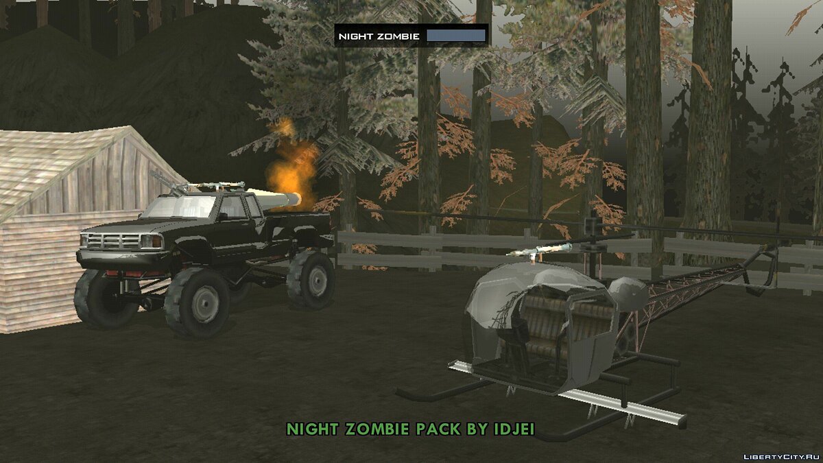 Скачать Night Zombie 0.3 (beta) Final для GTA San Andreas (iOS, Android)