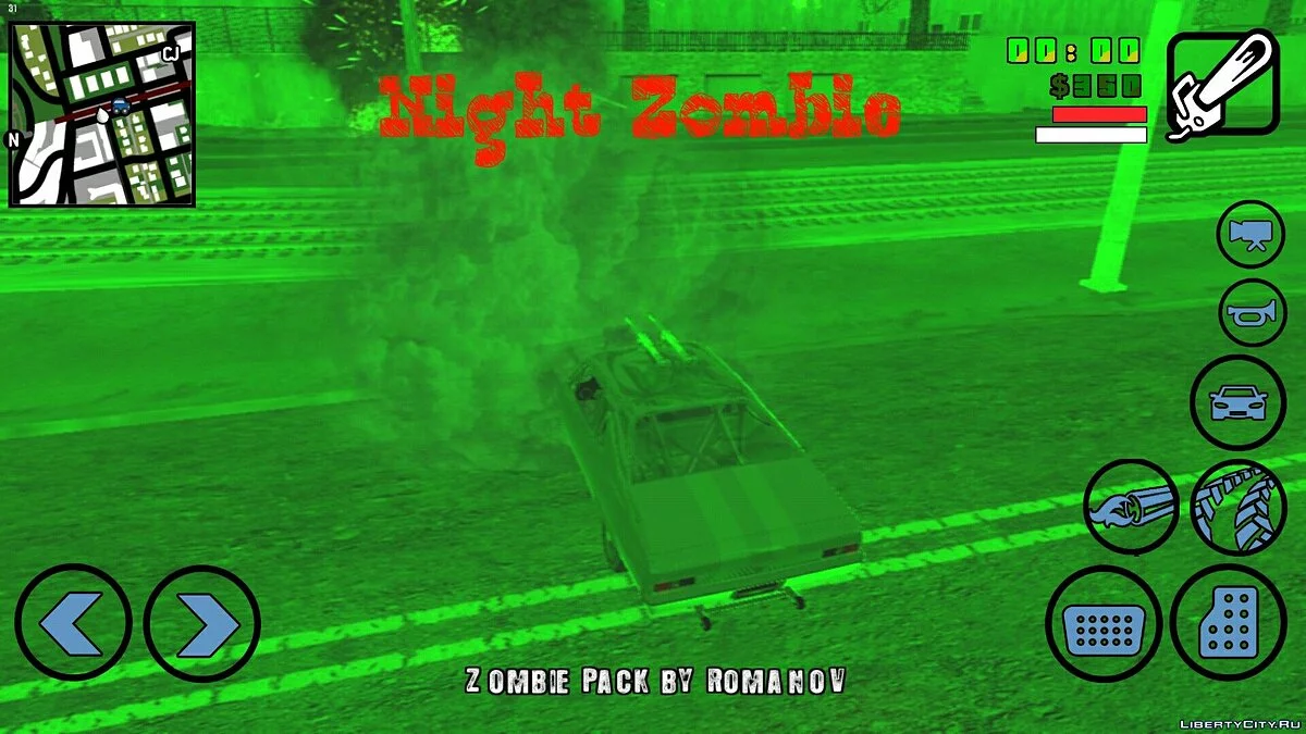 Night Zombie (beta 0.1) / GTA San Andreas (iOS, Android)