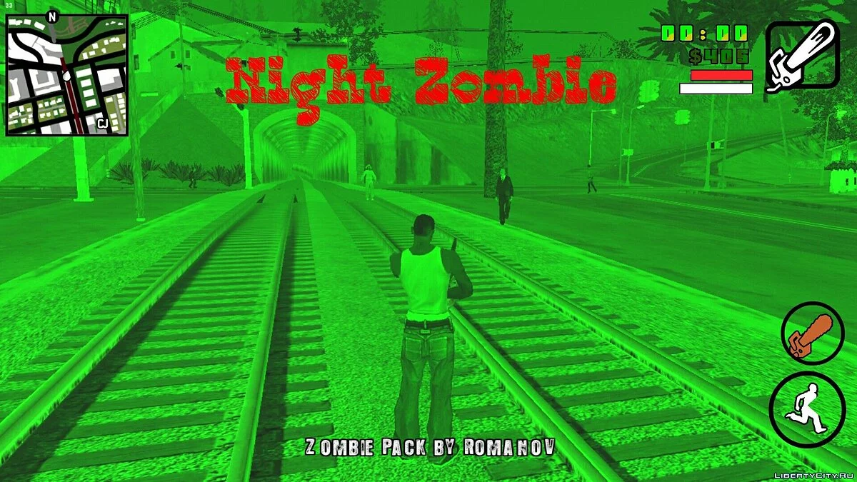 Night Zombie (beta 0.1) / GTA San Andreas (iOS, Android)