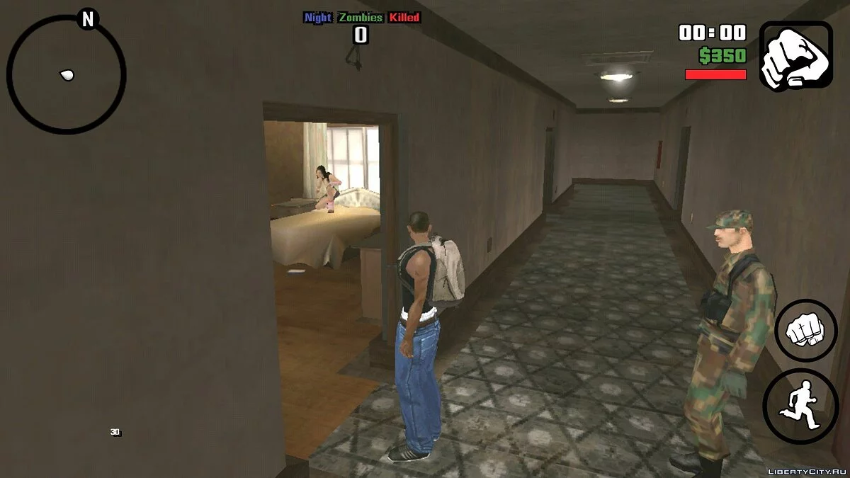 Night Zombie 0.4 (beta) / GTA San Andreas (iOS, Android)