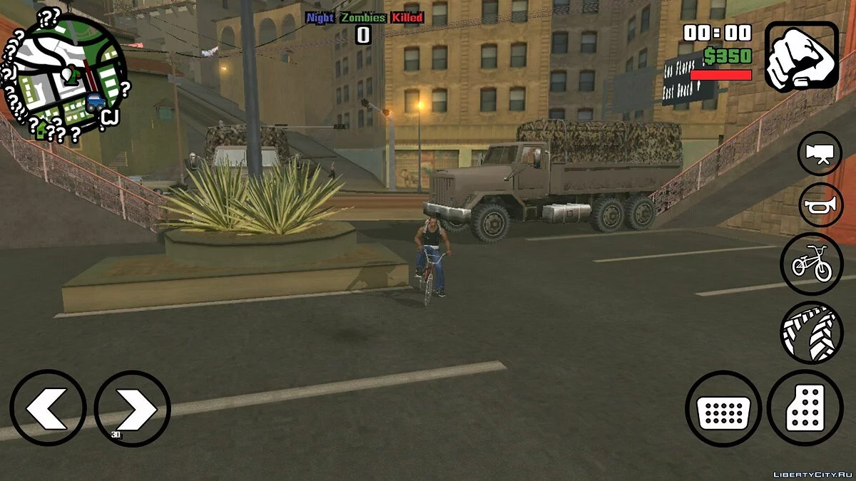 Night Zombie 0.4 (beta) / GTA San Andreas (iOS, Android)
