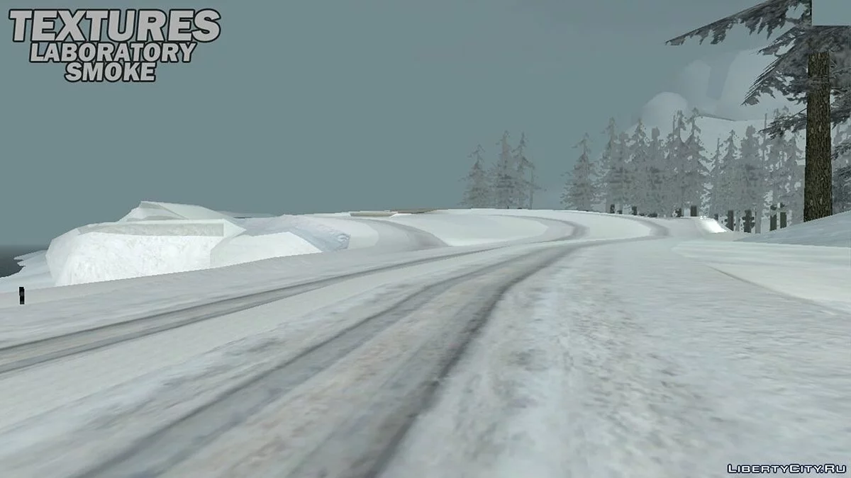 Зимние текстуры по всему штату / GTA San Andreas (iOS, Android)
