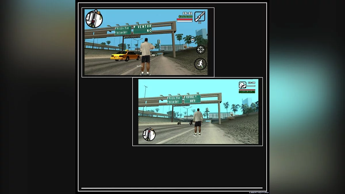 GTA SA Classic v1.7 - PC атмосфера игры в GTA SA Mobile / GTA San Andreas (iOS, Android)