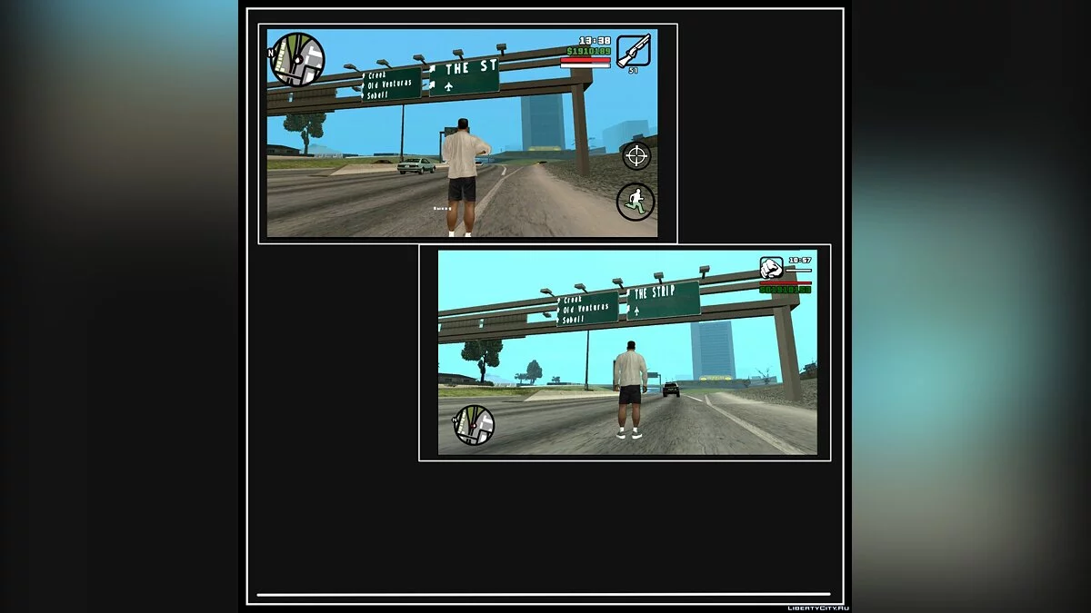 GTA SA Classic v1.7 - PC атмосфера игры в GTA SA Mobile / GTA San Andreas (iOS, Android)