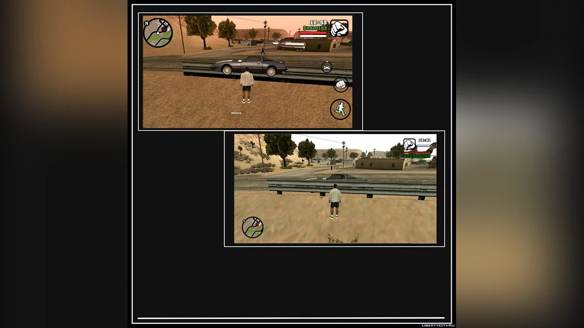 GTA SA Classic v1.7 - PC атмосфера игры в GTA SA Mobile / GTA San Andreas (iOS, Android)
