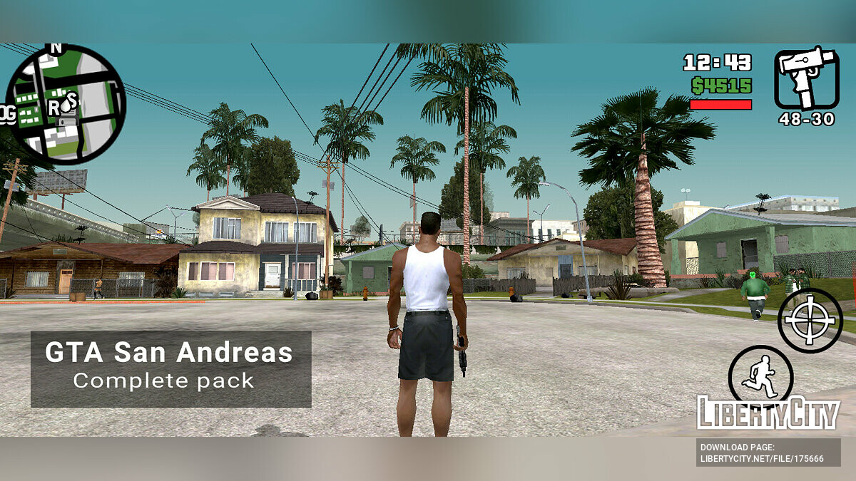 San Andreas Complete Pack для GTA San Andreas (iOS, Android) - Картинка #1