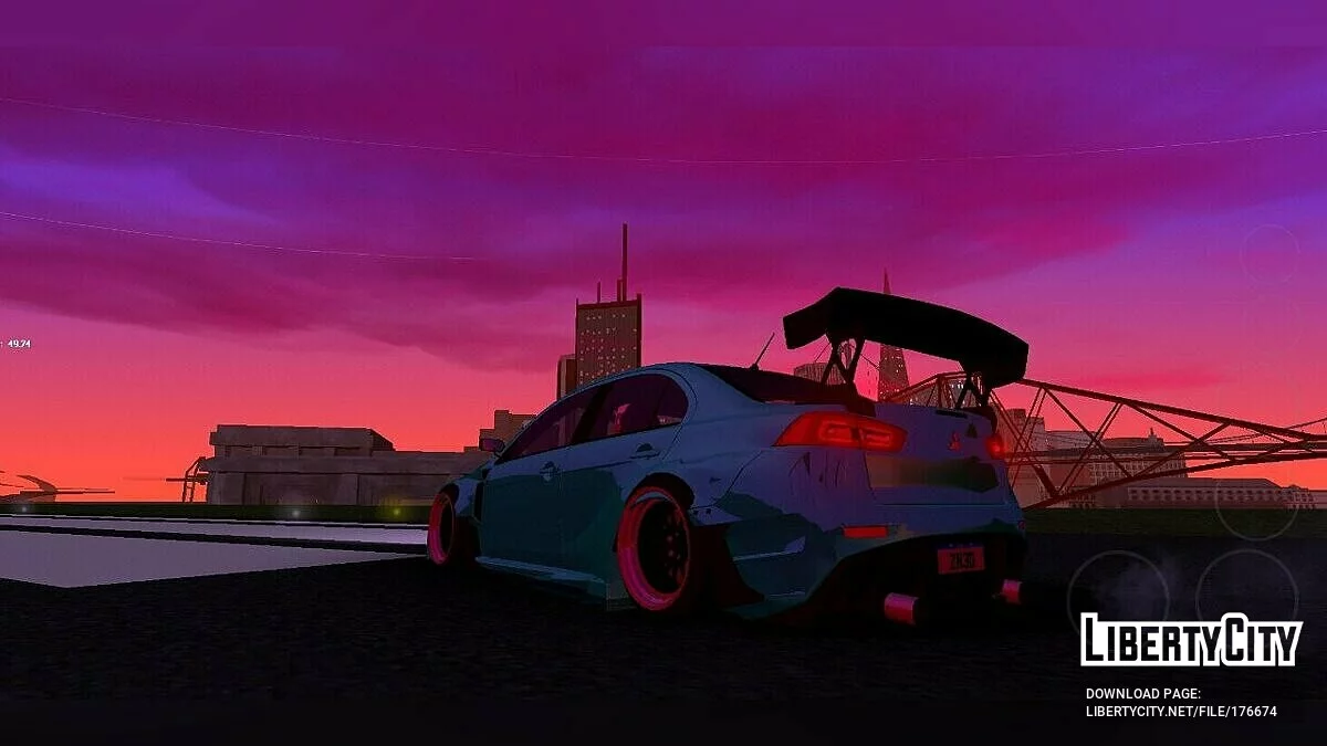 Большой гоночный сборник модов / GTA San Andreas (iOS, Android)