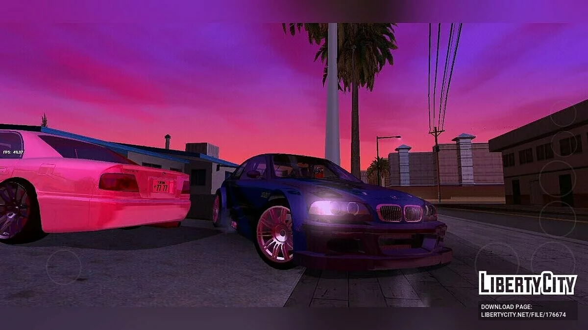 Большой гоночный сборник модов / GTA San Andreas (iOS, Android)