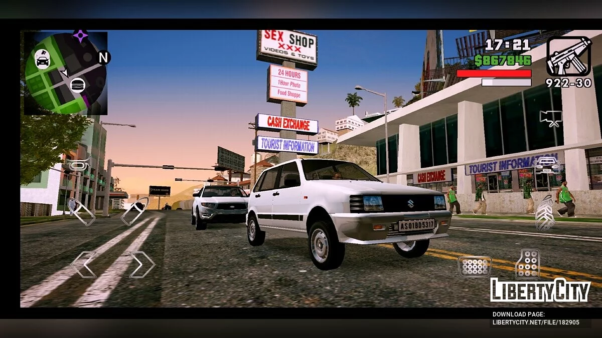 Project 5 - Модпак в стиле GTA 5  / GTA San Andreas (iOS, Android)