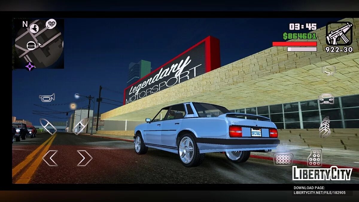 Project 5 - Модпак в стиле GTA 5  / GTA San Andreas (iOS, Android)