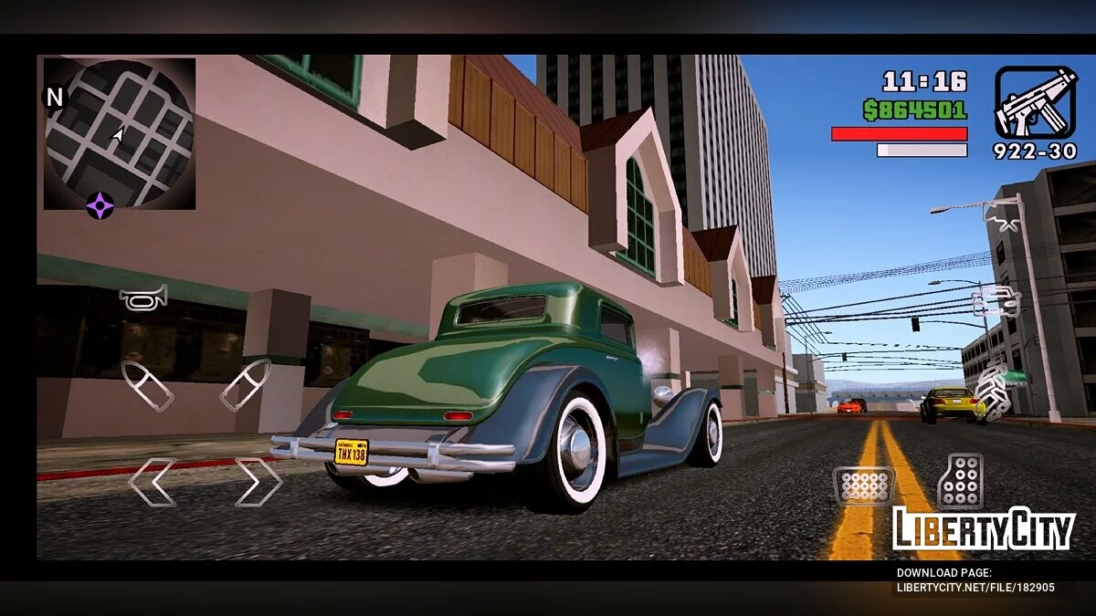 Project 5 - Модпак в стиле GTA 5  / GTA San Andreas (iOS, Android)