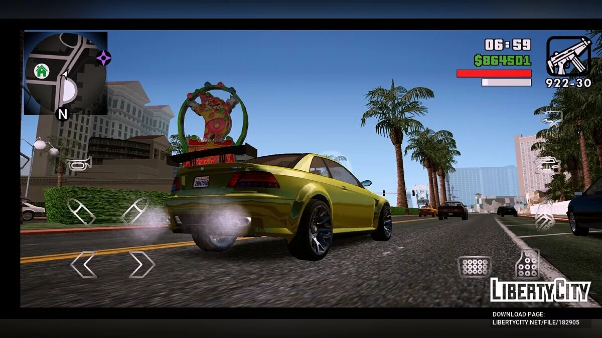 Project 5 - Модпак в стиле GTA 5  / GTA San Andreas (iOS, Android)