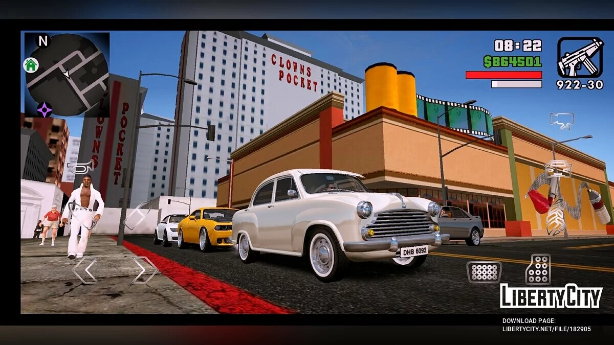 Project 5 - Модпак в стиле GTA 5  / GTA San Andreas (iOS, Android)