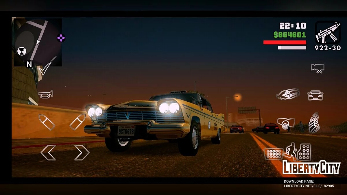 Project 5 - Модпак в стиле GTA 5  / GTA San Andreas (iOS, Android)