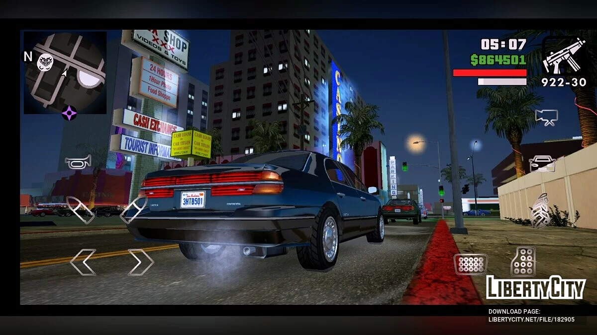 Project 5 - Модпак в стиле GTA 5  / GTA San Andreas (iOS, Android)