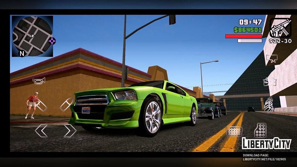 Project 5 - Модпак в стиле GTA 5  / GTA San Andreas (iOS, Android)