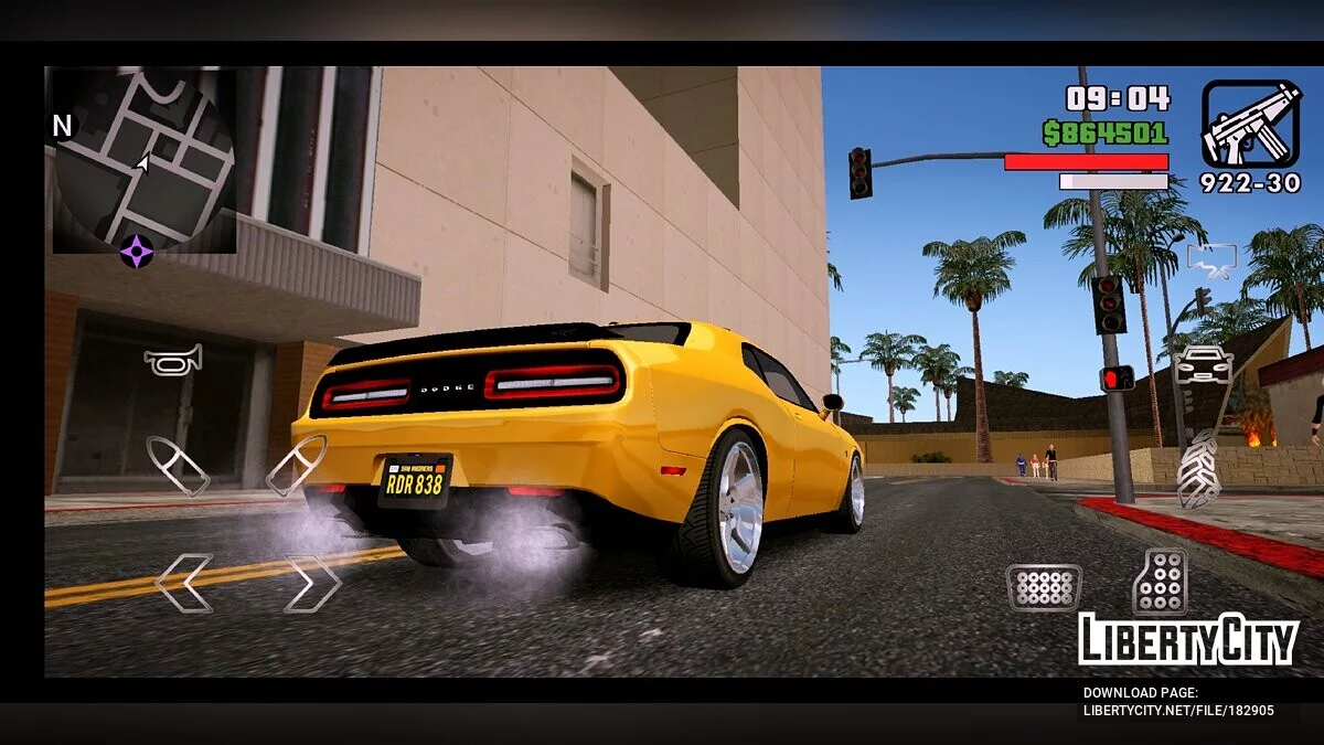 Project 5 - Модпак в стиле GTA 5  / GTA San Andreas (iOS, Android)