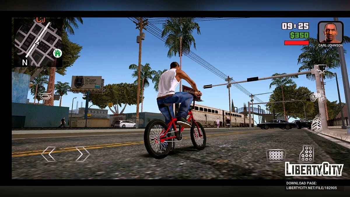 Project 5 - Модпак в стиле GTA 5  / GTA San Andreas (iOS, Android)