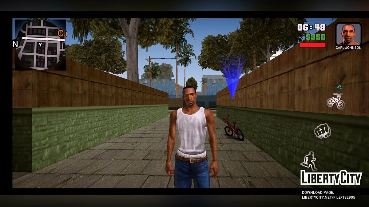 Project 5 - Модпак в стиле GTA 5  / GTA San Andreas (iOS, Android)