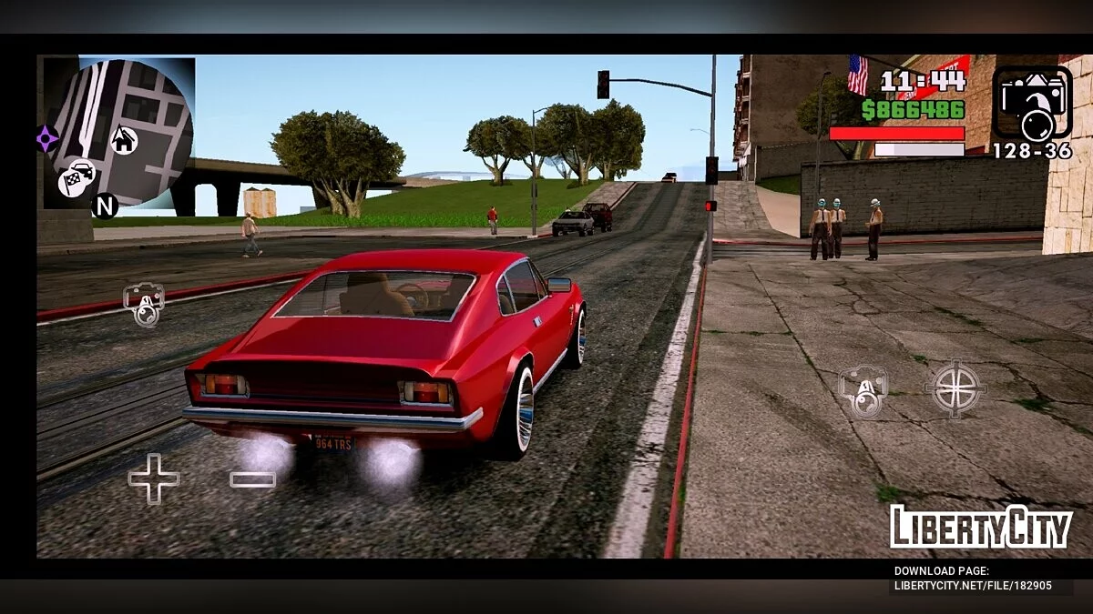 Project 5 - Модпак в стиле GTA 5  / GTA San Andreas (iOS, Android)
