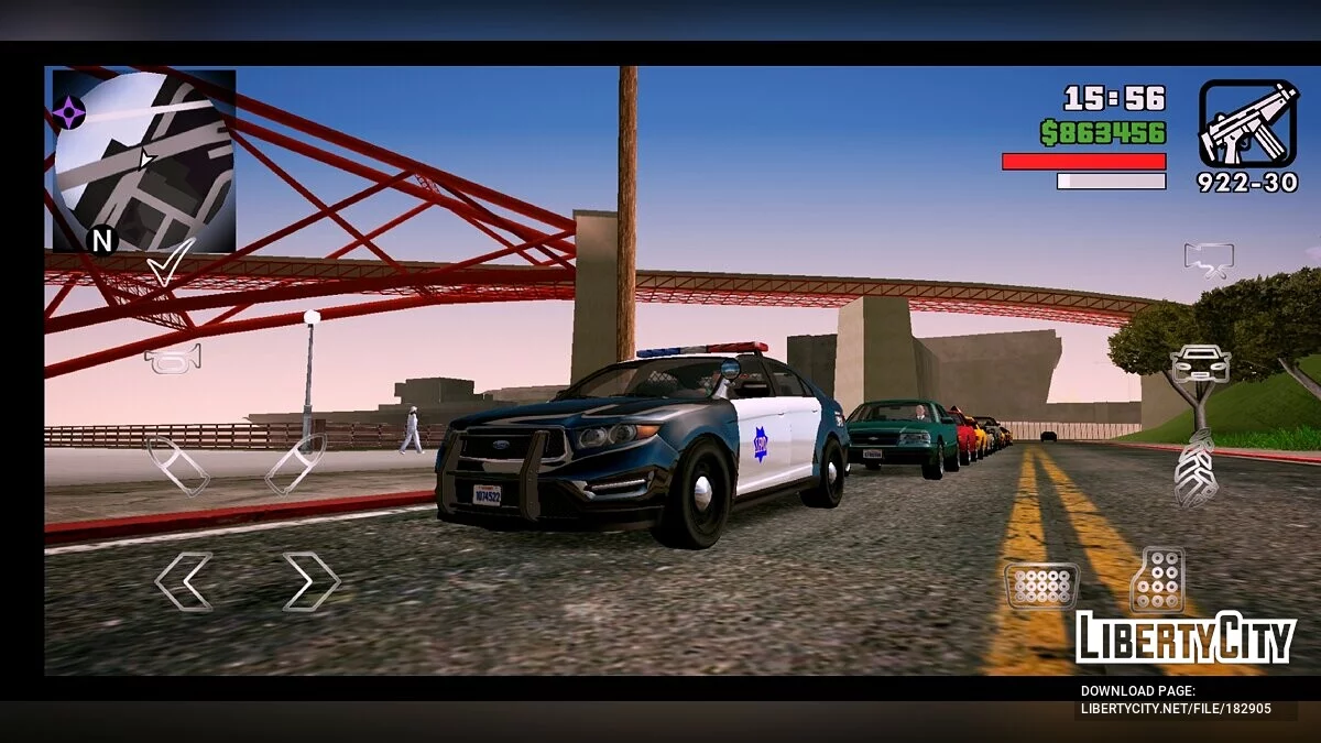 Project 5 - Модпак в стиле GTA 5  / GTA San Andreas (iOS, Android)