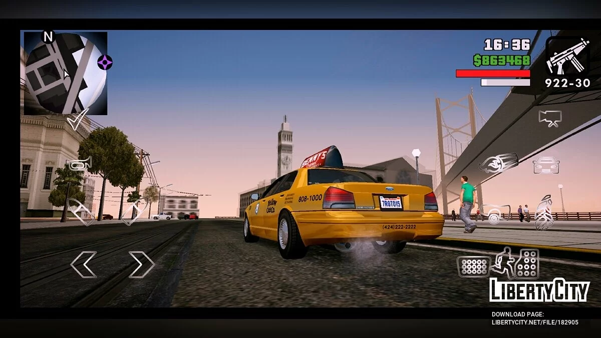 Project 5 - Модпак в стиле GTA 5  / GTA San Andreas (iOS, Android)