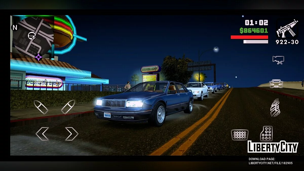 Project 5 - Модпак в стиле GTA 5  / GTA San Andreas (iOS, Android)