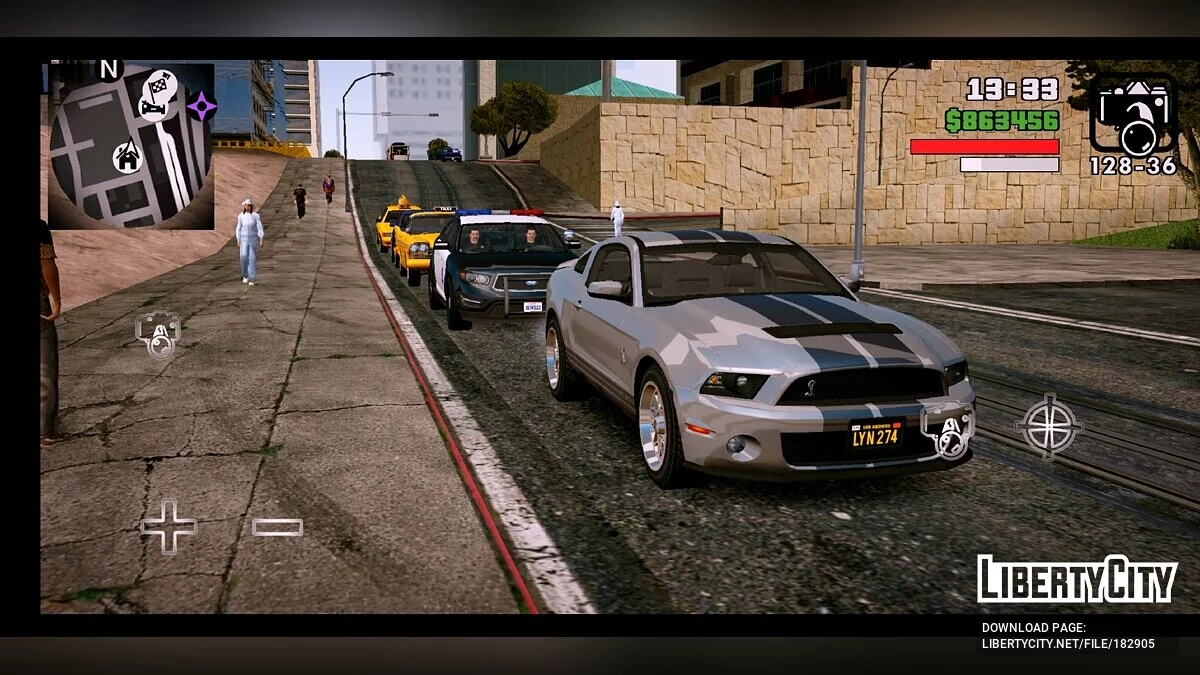 Project 5 - Модпак в стиле GTA 5  / GTA San Andreas (iOS, Android)