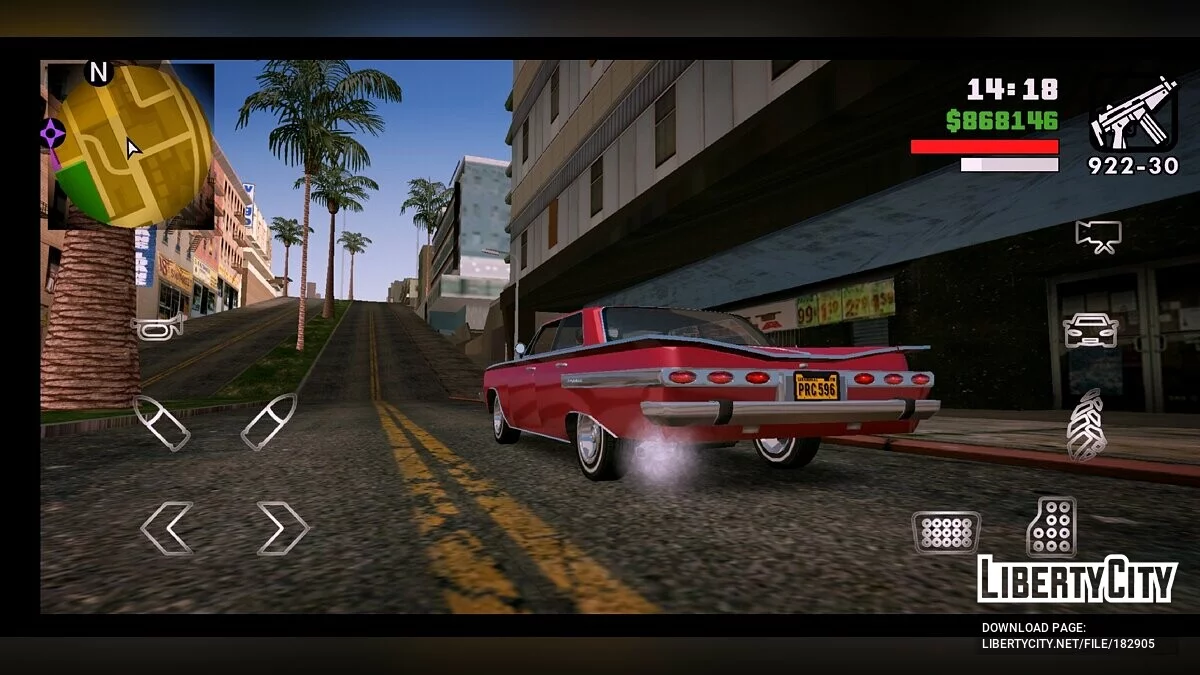 Project 5 - Модпак в стиле GTA 5  / GTA San Andreas (iOS, Android)