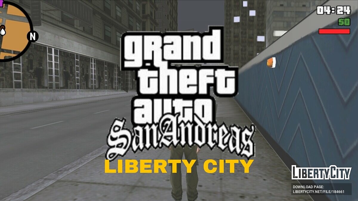 Liberty City (Demo) для GTA San Andreas (iOS, Android) - Картинка #1