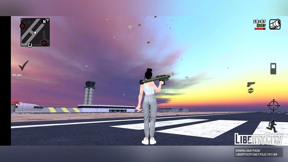 Сборка с реалистичной графикой / GTA San Andreas (iOS, Android)