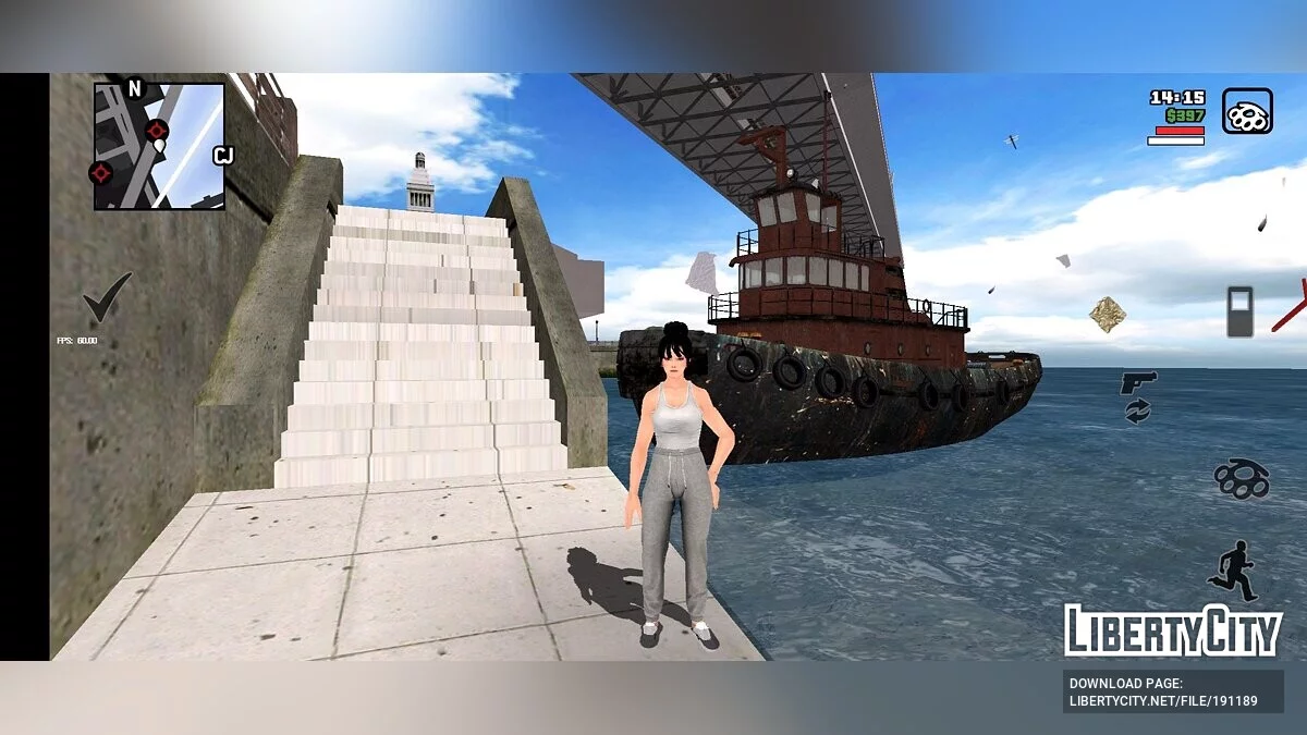 Сборка с реалистичной графикой / GTA San Andreas (iOS, Android)