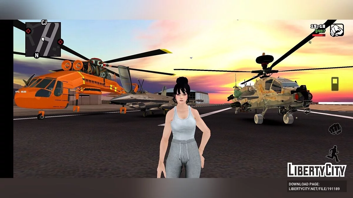 Сборка с реалистичной графикой / GTA San Andreas (iOS, Android)