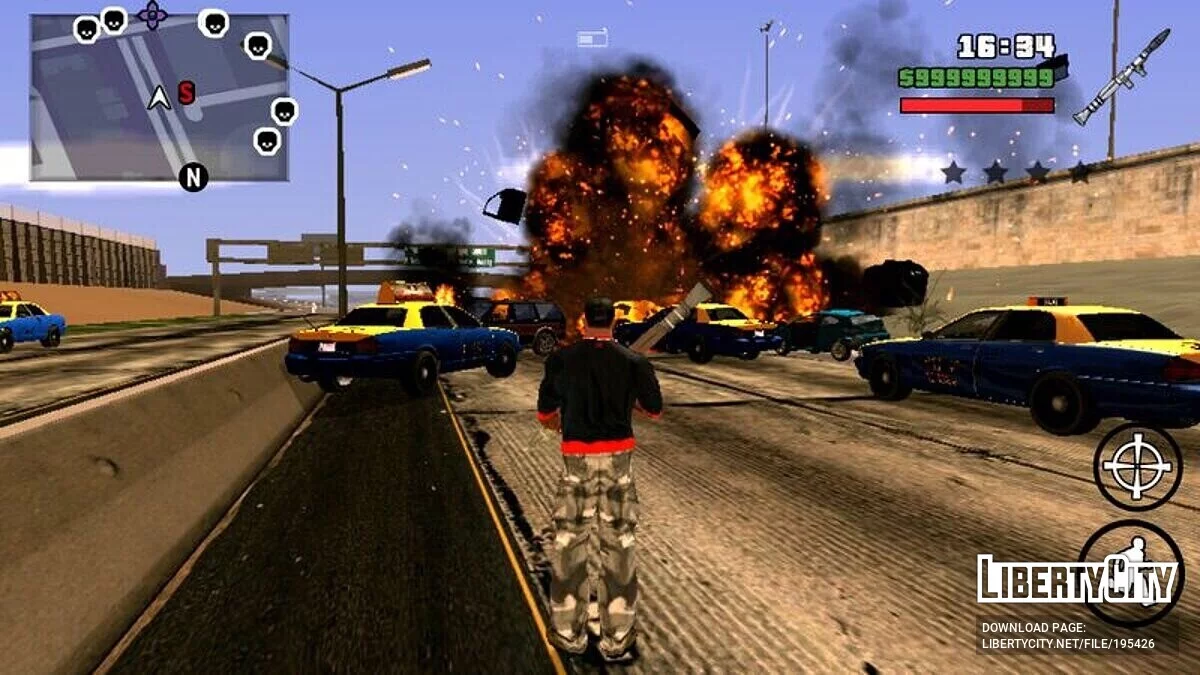 Графика, звуки, интерфейс и транспорт из GTA 5  — V.I.S.A 2 / GTA San Andreas (iOS, Android)