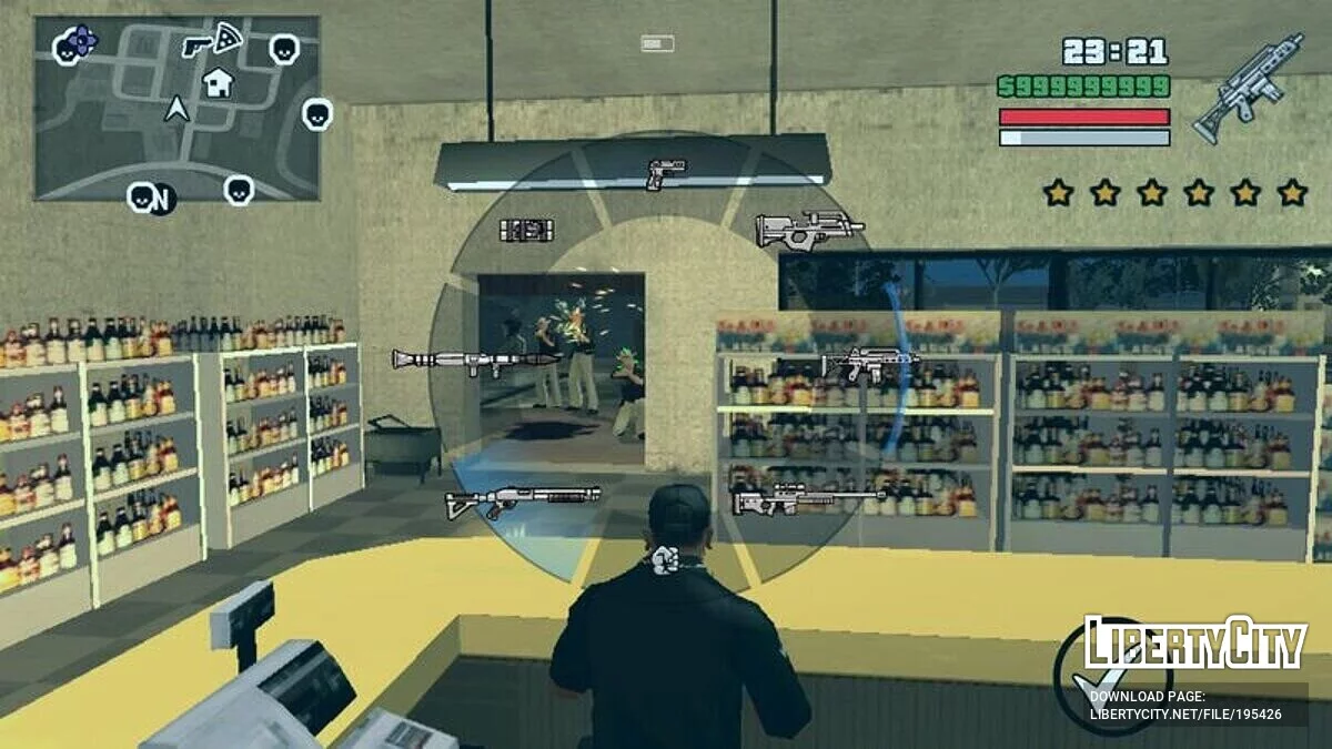 Графика, звуки, интерфейс и транспорт из GTA 5  — V.I.S.A 2 / GTA San Andreas (iOS, Android)