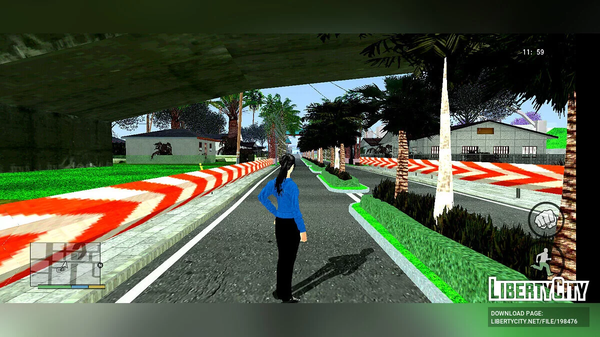 Обновлённый маппинг для района Гантон / GTA San Andreas (iOS, Android)