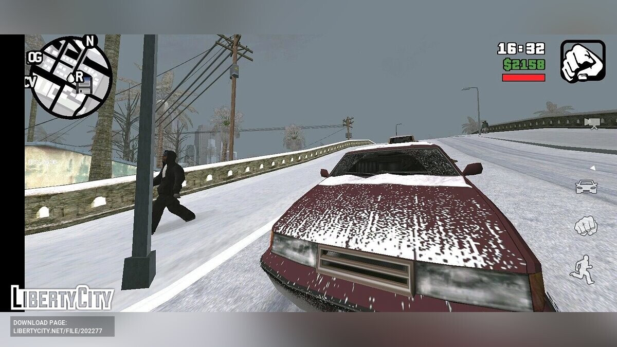 Скачать GTA WINTER EDITION 2024 (beta test) для GTA San Andreas (iOS,  Android)