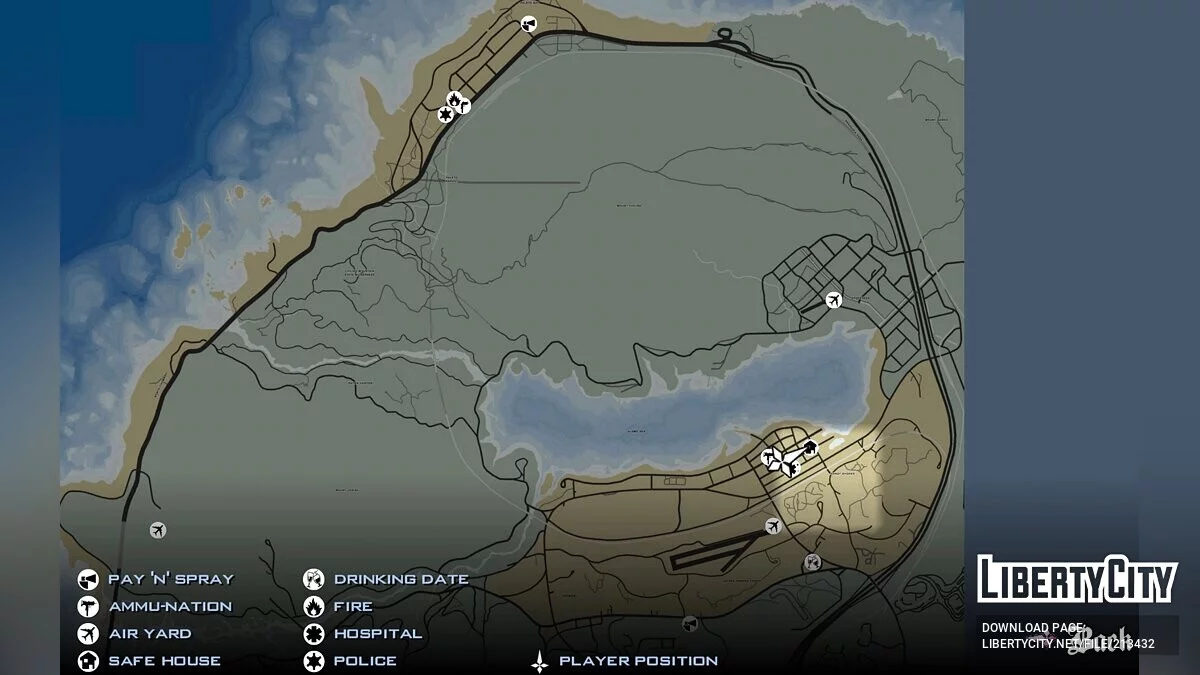 GTA V2SA Mobile [Countryside] Beta 1.2 / GTA San Andreas (iOS, Android)