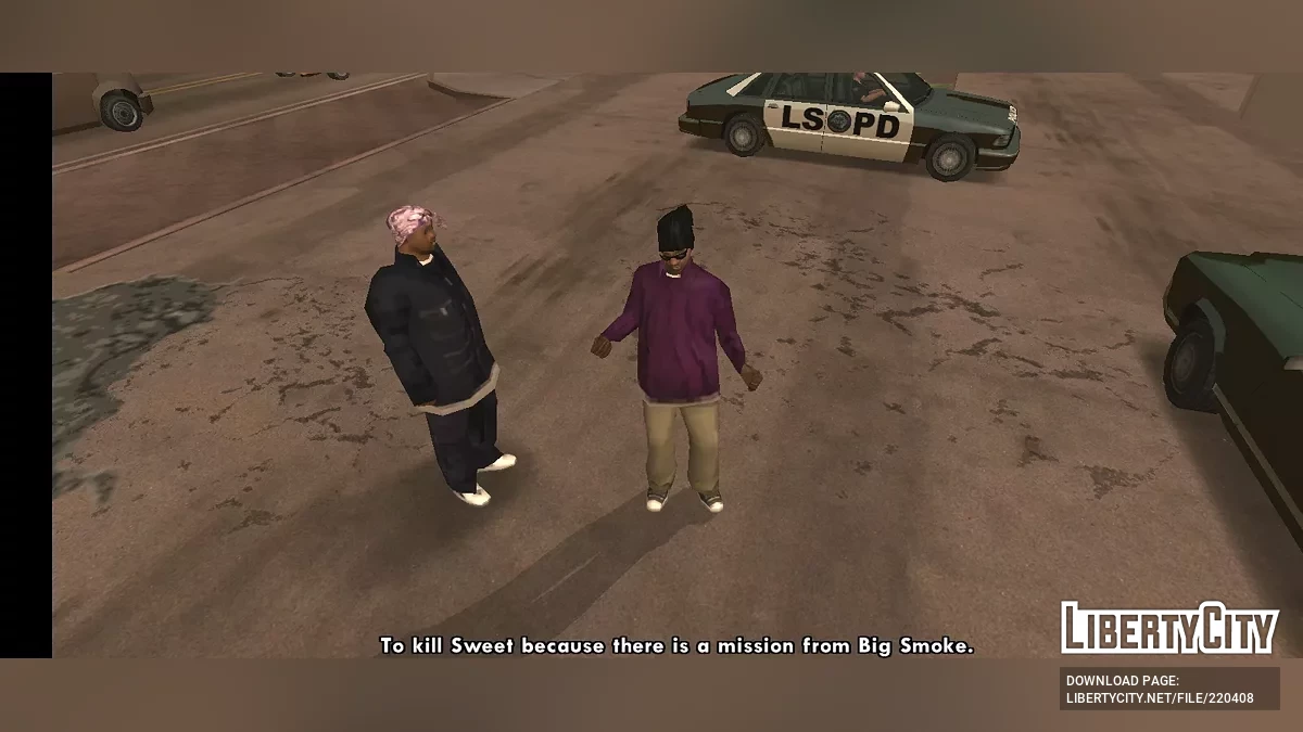 The Green Sabre (CLEO-миссия) / GTA San Andreas (iOS, Android)