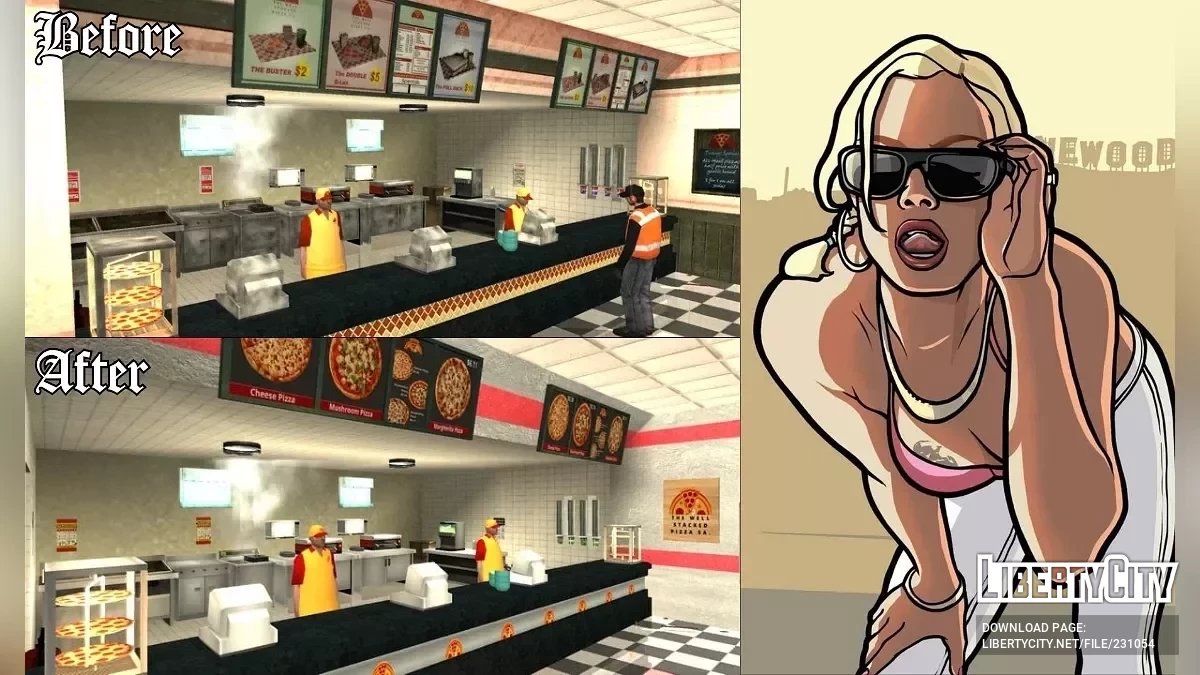 The Well Stacked Pizza SA. / GTA San Andreas (iOS, Android)